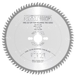 CMT Industrial Fine Cut-Off Blade - 250mm - 80 Tooth