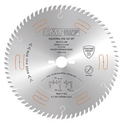 CMT Industrial Low Noise and Chrome Coated Blade - 250mm - 60 Tooth
