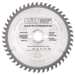 CMT Industrial Fine Cut-Off Blade for Two Sided Melamine - 300 - 60 Tooth