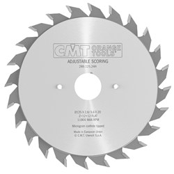 CMT Industrial Adjustable Scoring Blade (Scribe Blade) - 11800 max RPM