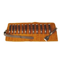 Archer Leather Chisel Roll - 13 Place