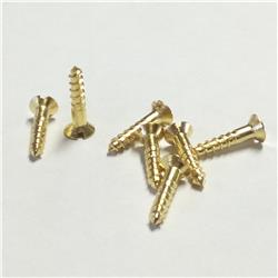 Hardware for Creatiive Finishes Solid Brass Countersunk Head Screws - 10mm x 2.0mm