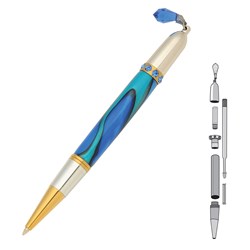 PSI Diva Charm Pen Kits - Blue Sapphire Charm