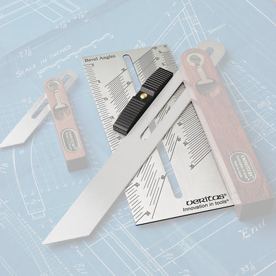 Veritas Bevel Setter with Metric Rule