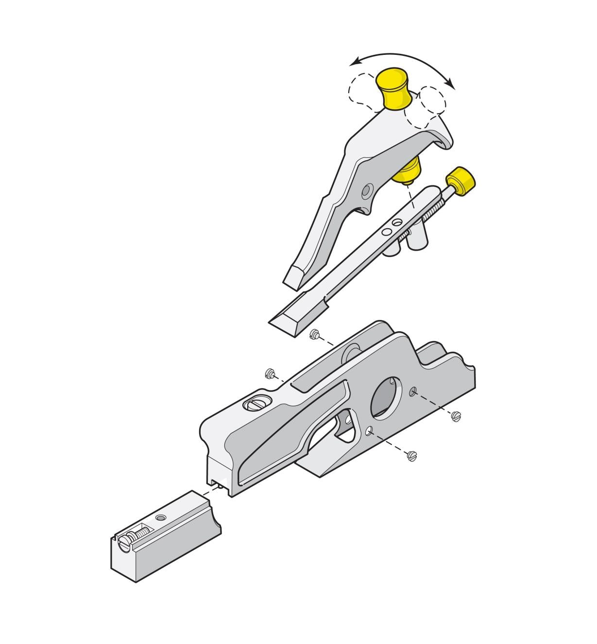 Veritas® Medium Shoulder Plane with PM-V11® Blade