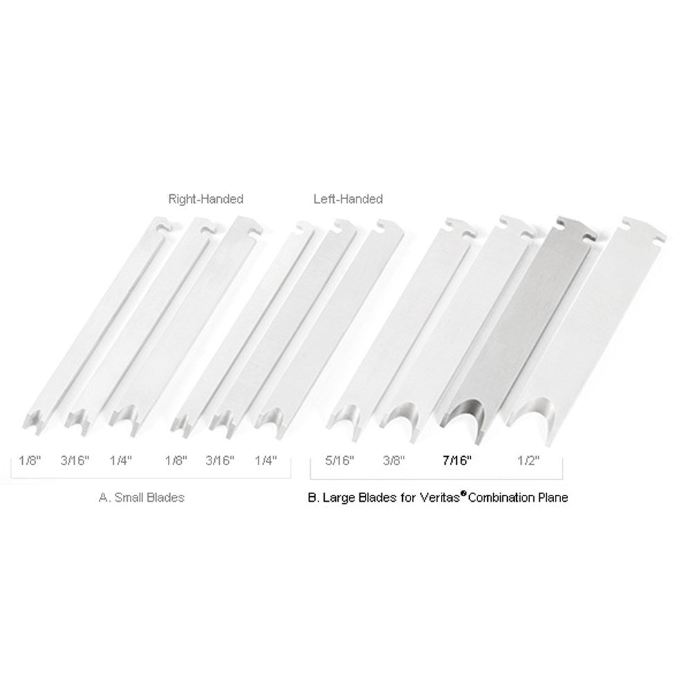 Veritas® Large Beading Blade for Combination Plane - 7/16"
