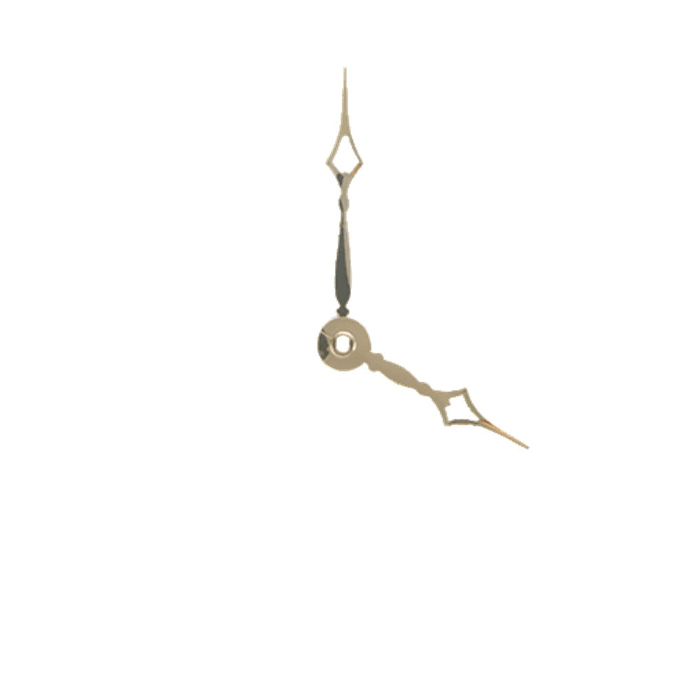 Carbatec Clock Hands - Hour & Minute - Gold - 74mm