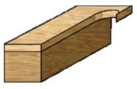 Arden Flush Trim Bit - 12.7mm Diameter 31.75mm Cut Depth