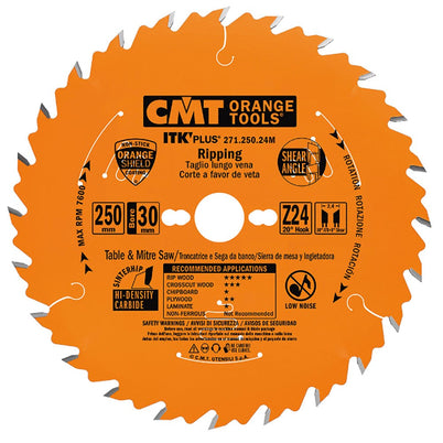 CMT ITK Plus Rip and Crosscut Blade - 250mm - 42 Tooth