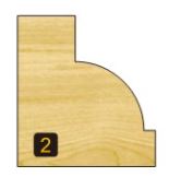 Arden Beading Bit with Bearing - 9.5mm Radius 1/2" Shank