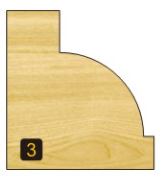 Arden Beading Bit with Bearing - 12.7mm Radius 1/4" Shank