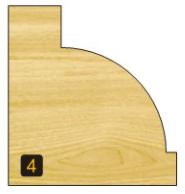 Arden Beading Bit with Bearing - 15.9mm Radius 1/2" Shank