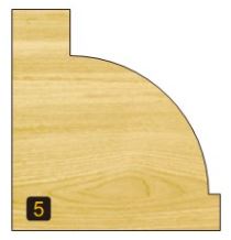 Arden Beading Bit with Bearing - 19.05mm Radius 1/2" Shank