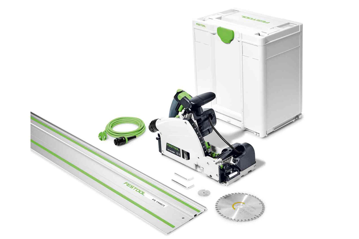 Festool TSV 60K 168mm Plunge Cut Scoring Saw in Systainer with 1900mm Rail