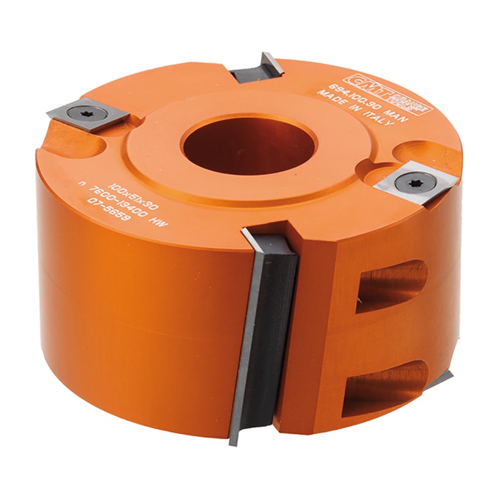 CMT Rebate cutter Head w/ Carbide Inserts - 30mm Bore