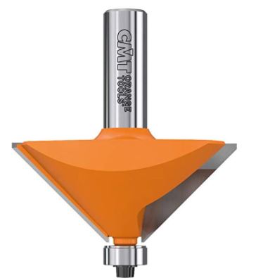 CMT Chamfer Bit 45° X 26mm - 1/2" Shank