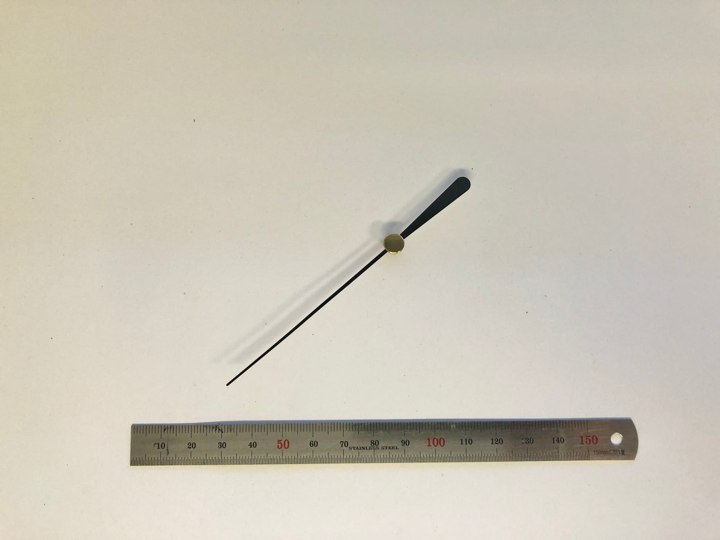 Carbatec Clock Hands - Second Hand - Black - 71mm