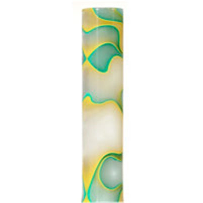 Carbatec Acrylic Pen Blank - Green / Gold / Pearl Marble