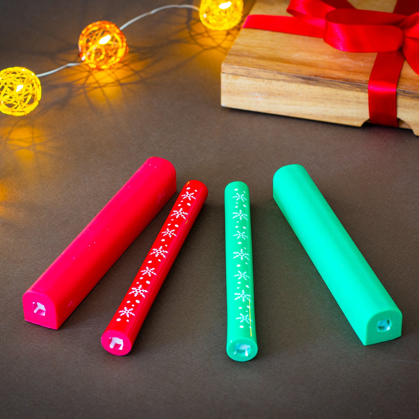 Carbatec Snowflake Acrylic Pen Blanks - Green