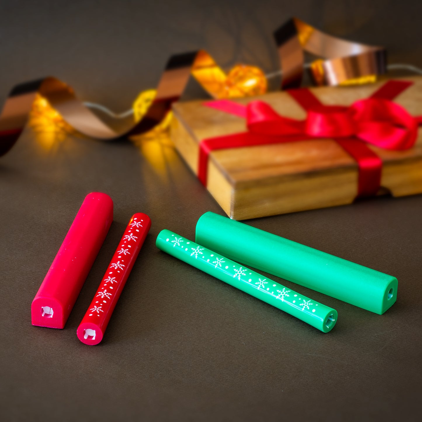 Carbatec Snowflake Acrylic Pen Blanks - Red