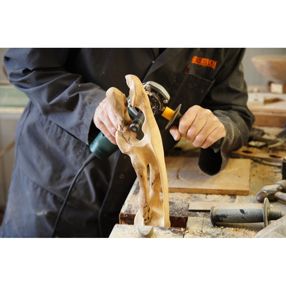Arbortech TURBOShaft Freehand carving tool attachment.