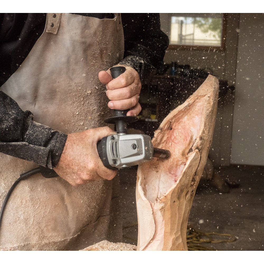 Arbortech TURBOShaft Freehand carving tool attachment.