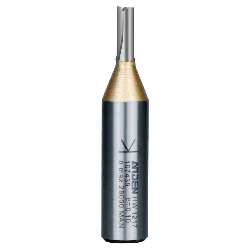 Arden Solid Carbide Insert Straight Cutter - 4.76mm Diameter 12.7mm Cut Depth