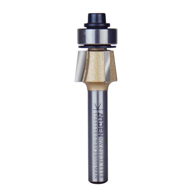 Arden Bevel Trim Cutter with Bearing - 7º Angle 1/4" Shank