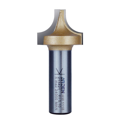 Arden Pierce and Round Over Bit - 9.5mm Radius 1/2" Shank