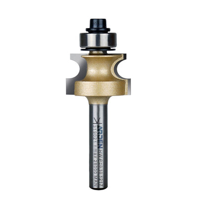 Arden Corner Beading Bit with Bearing - 3.2mm Radius 1/4" Shank