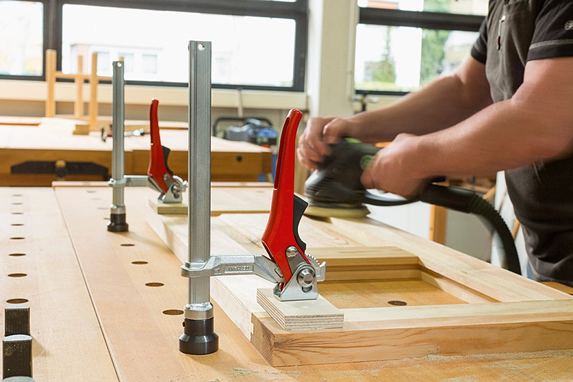 Bessey Hold Down Work Bench Clamp with Ratchet Clamp