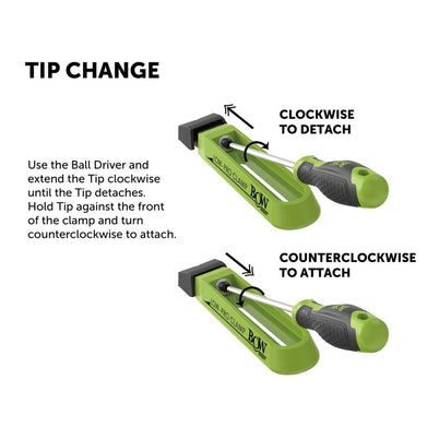 Bow Products Replacement EVA Tip Inserts to suit BOW-LPC1