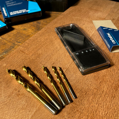 Carbatec 5 Piece Brad Point Bit Set - Metric