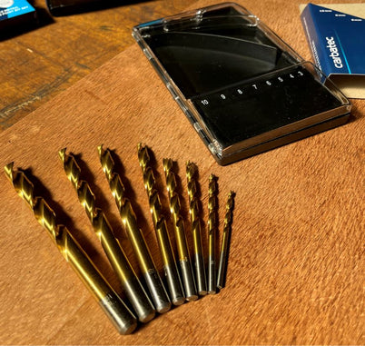 Carbatec 8 Piece Brad Point Bit Set - Metric