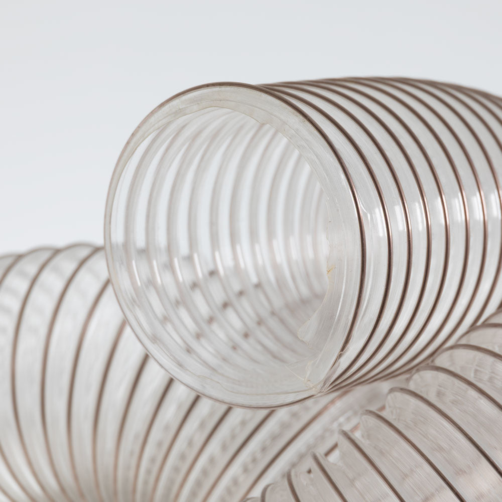 Carbatec TPU Flex Dust Hose Copper Helix 4" x 6m