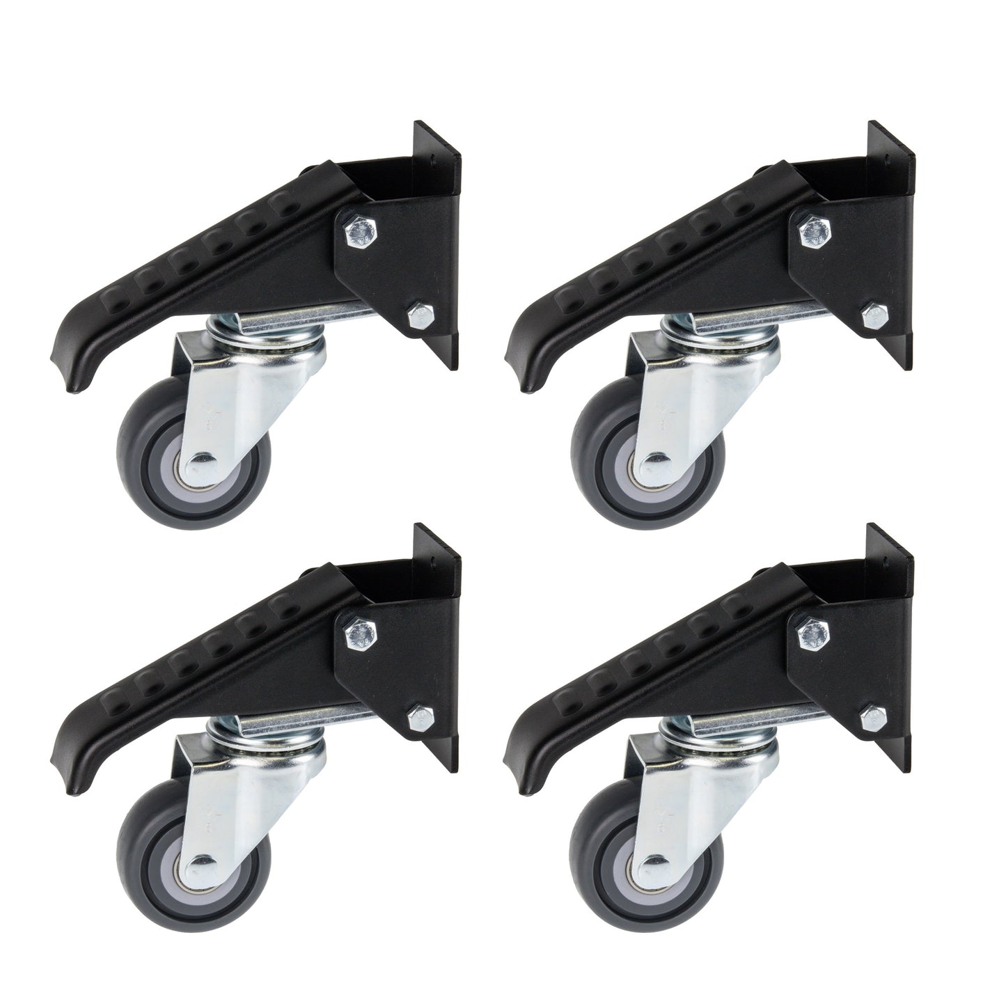Carbatec Workbench Castors With Quick Release Plates Bundle