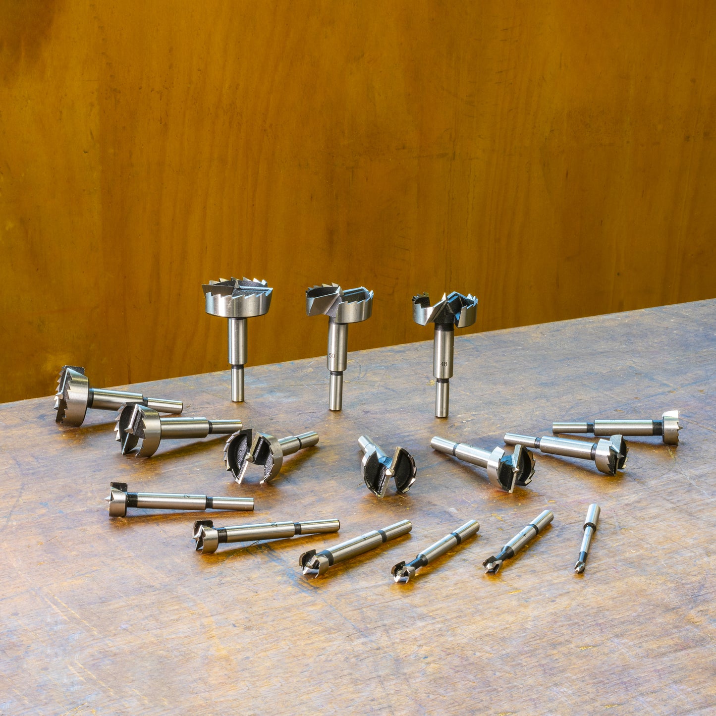 Carbatec 16 Piece Sawtooth & Forstner Combination Bit Set - Metric