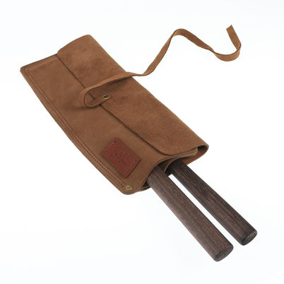 En Mina 3 Pocket Suede Japanese Saw Wrap