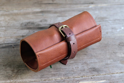 En Mina Palm Chisel Leather Roll 7 Slots