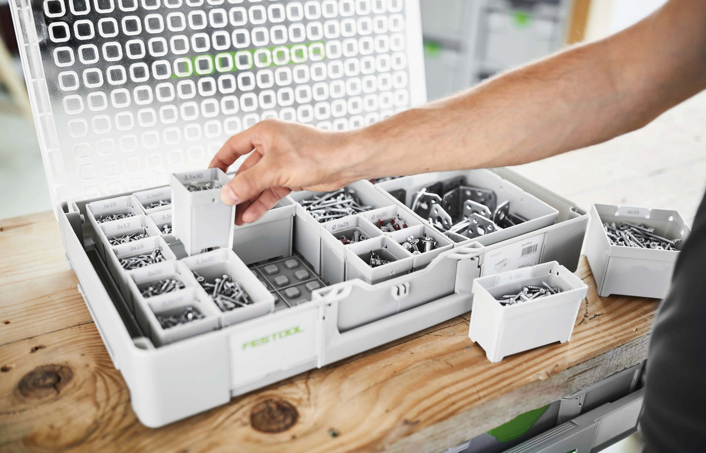 Festool Systainer3 Medium 89mm x 396mm 22 Compartment Organiser