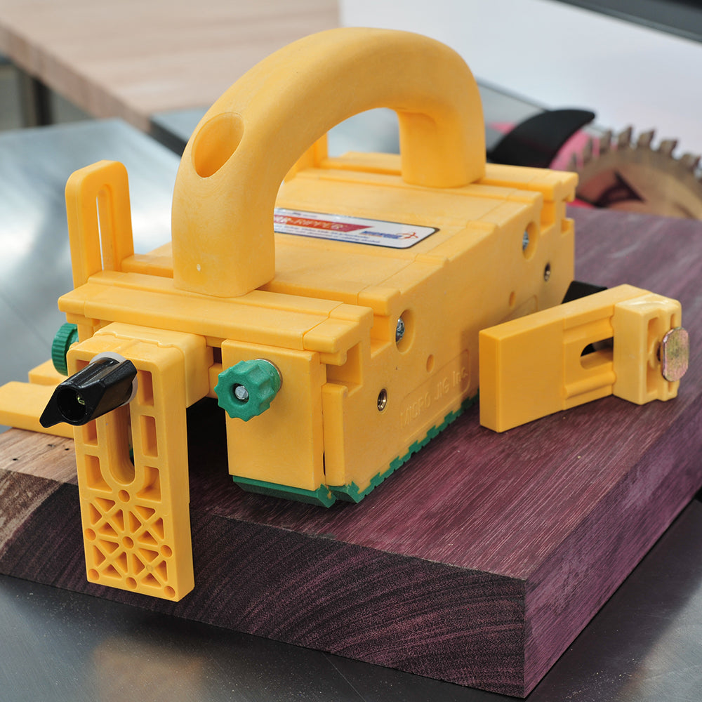 Microjig gravity heel block suits GR100 and GR200