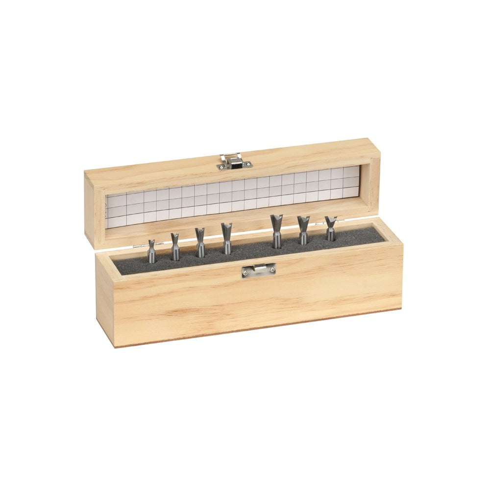 Leigh 7 Piece Router Bit Set for "D" Series Jigs and Superjigs.