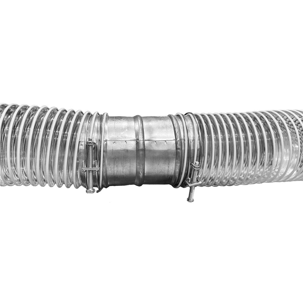 Carbatec Dust Hose Connector Galvanized Steel - 4"