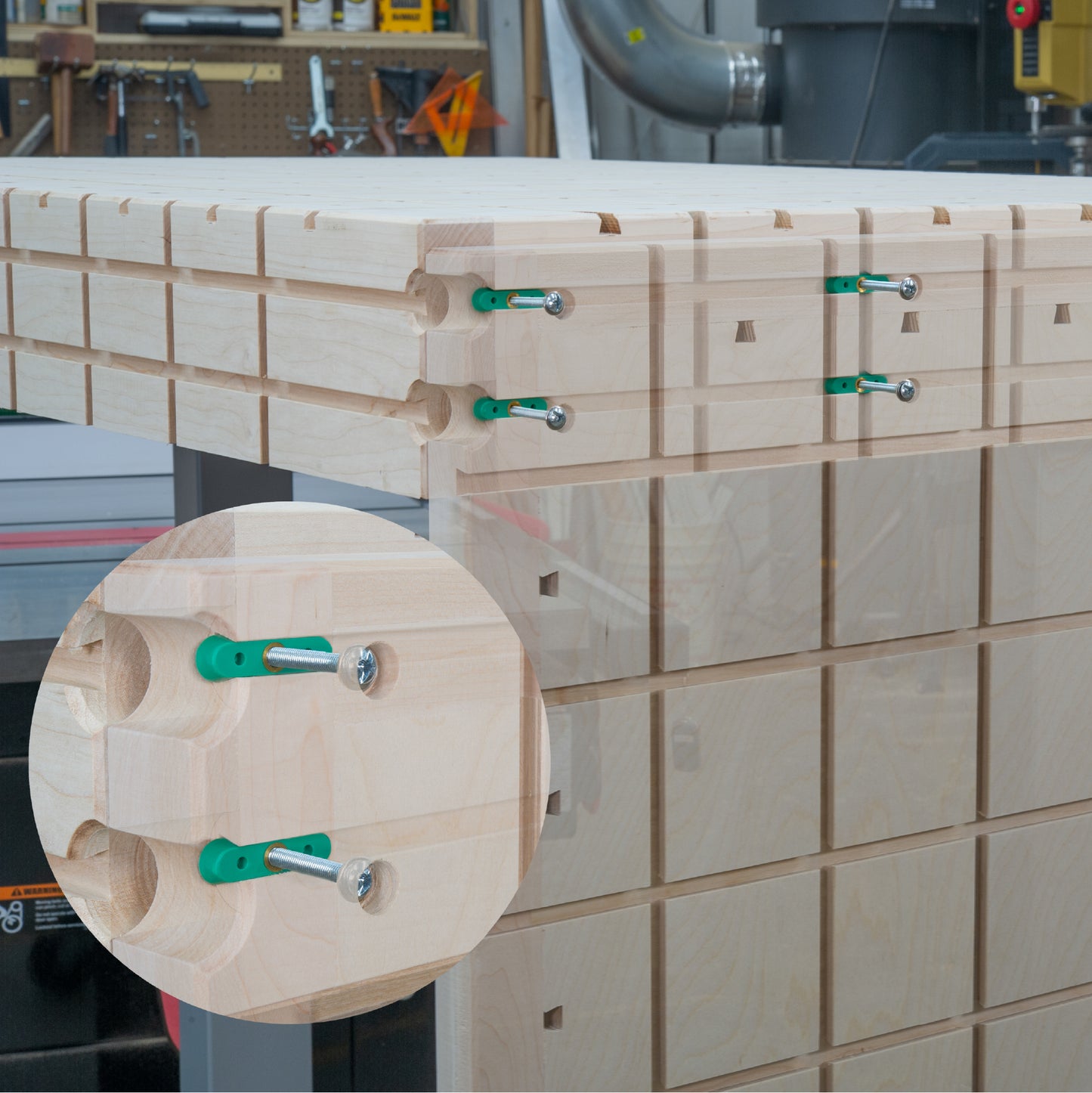 Microjig Matchfit dovetail track hardware (6-pack)