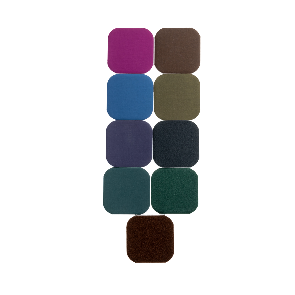 Micro-Mesh Soft Touch Pads 5cm x 5cm Set of 9 Variety