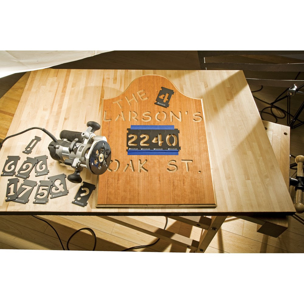 Rockler 2-1/4" Interlock Signmaker's Lettering Kit