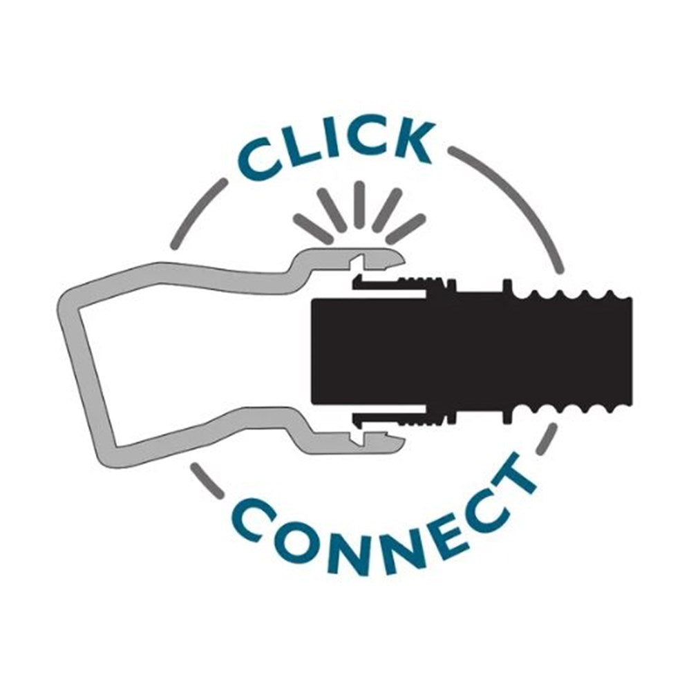 Rockler Dust Right Click-Connect FlexiPort, 1'' ID