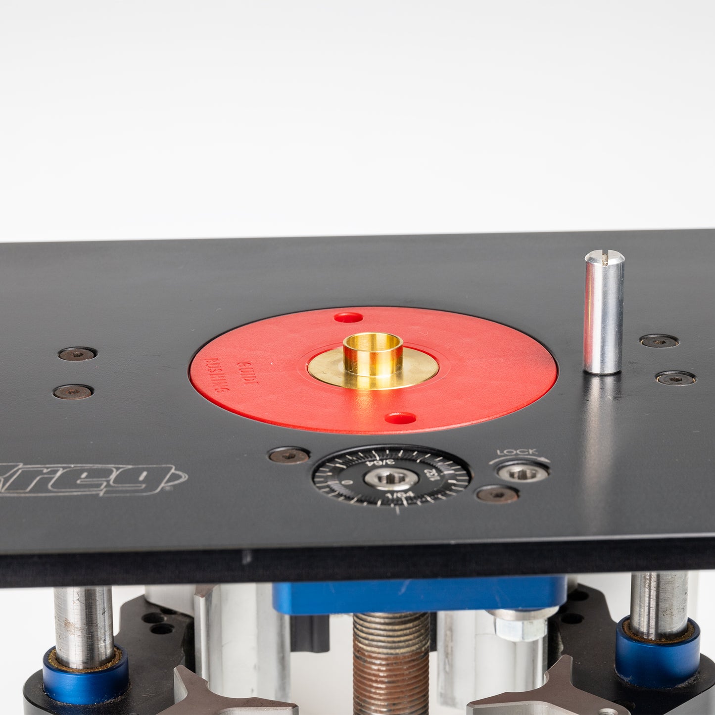 Carbatec Router Template Guide Set – 9pce Solid Brass Guides - Metric