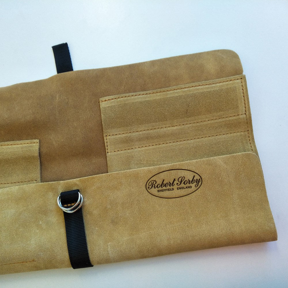 Robert Sorby Six Piece Leather Tool Roll