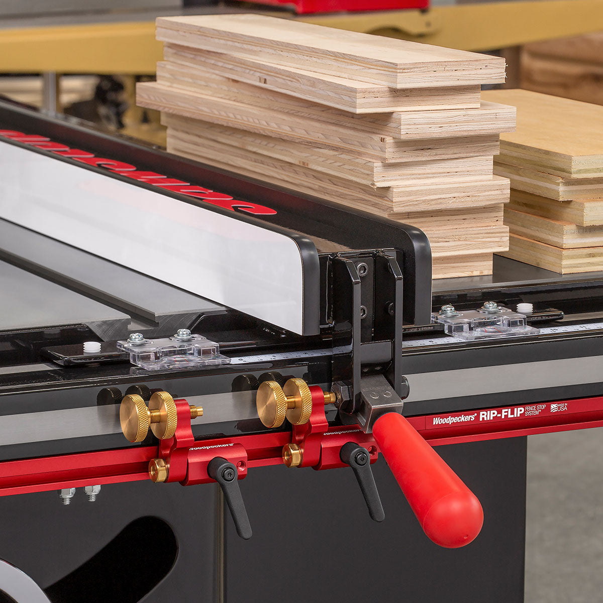 Woodpeckers Rip-Flip Fence Stop System 36" Capacity RF-FS-32-SS suits SawStop system